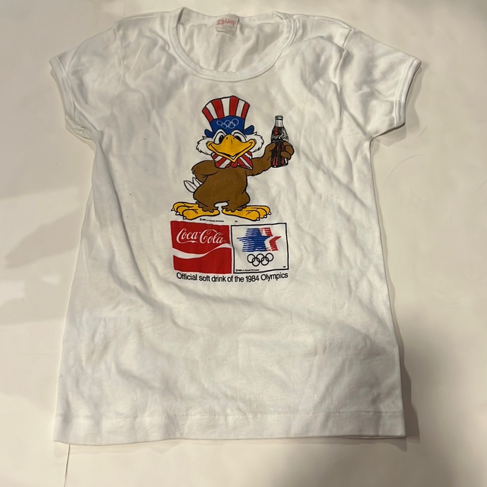 Vintage Coca Cola Olympic Tee, Women’s M